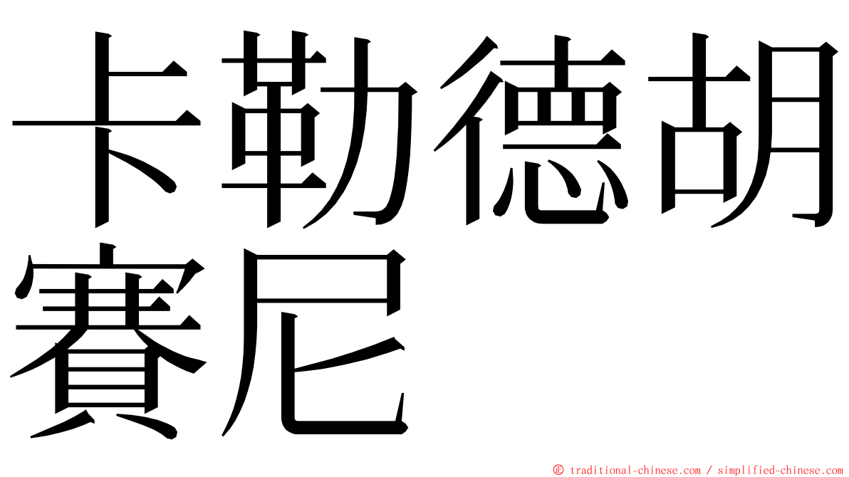 卡勒德胡賽尼 ming font