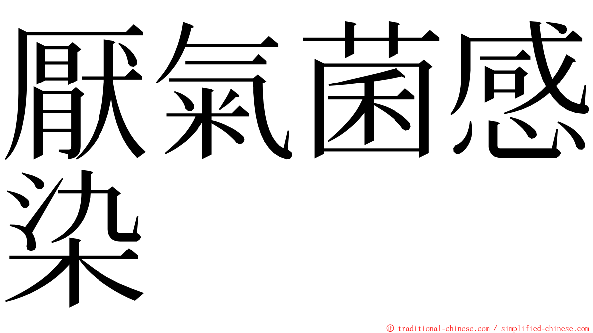 厭氣菌感染 ming font