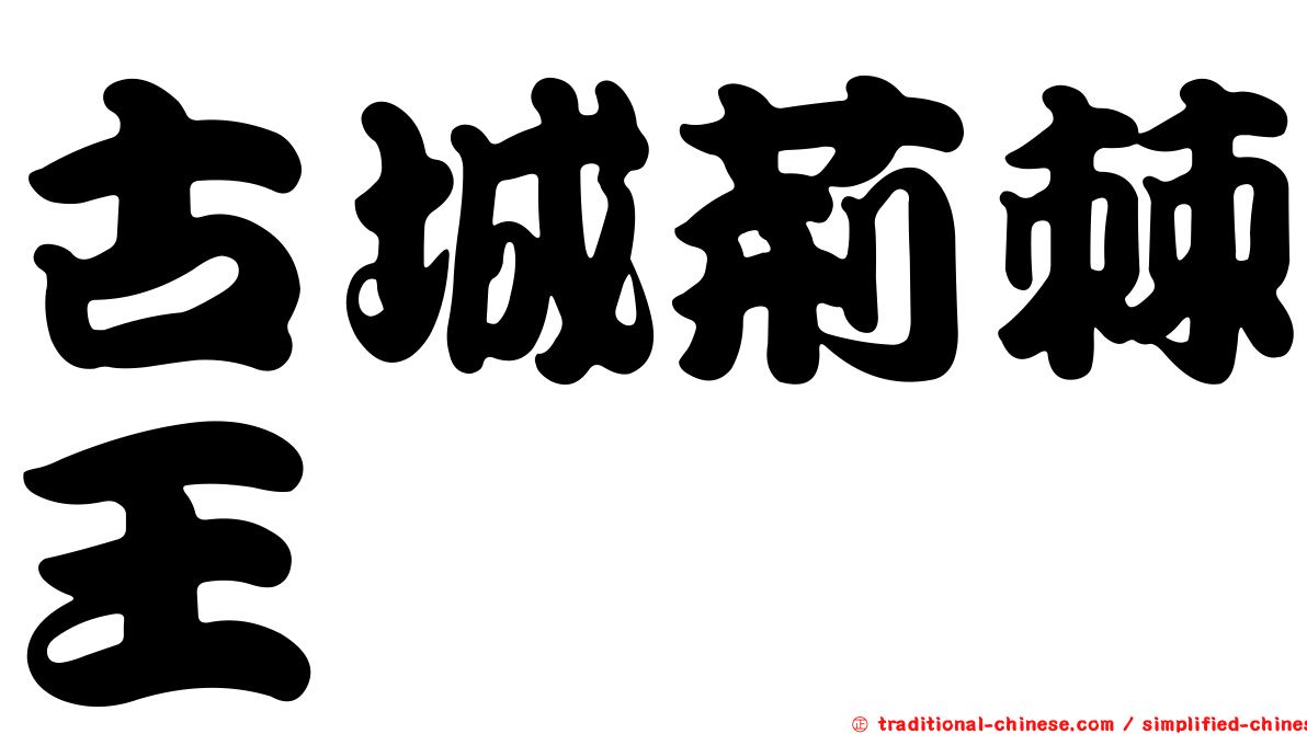 古城荊棘王