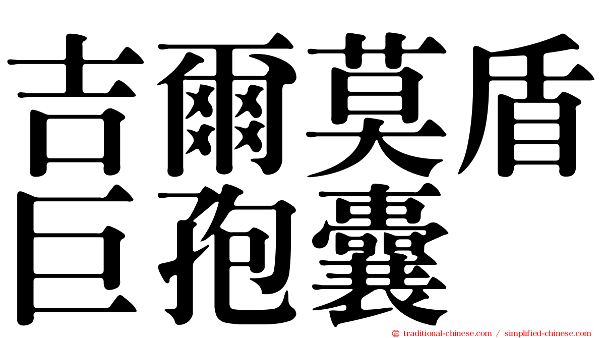 吉爾莫盾巨孢囊