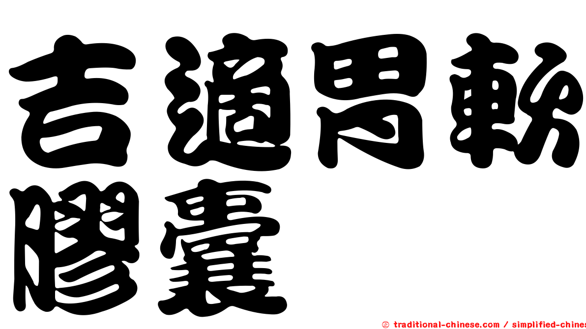 吉適胃軟膠囊