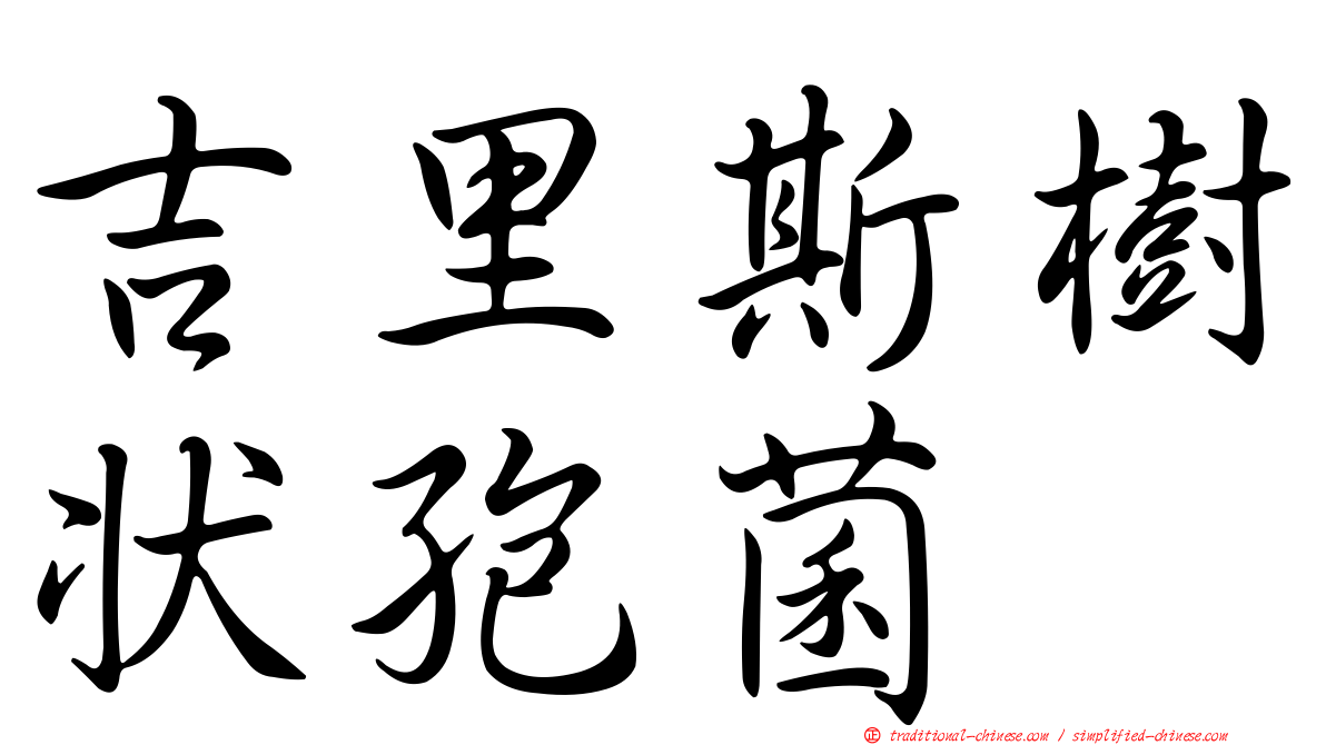 吉里斯樹狀孢菌