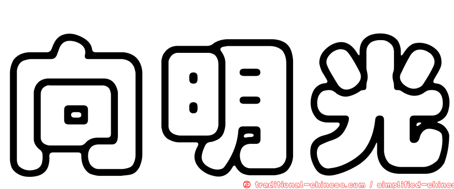 向明光