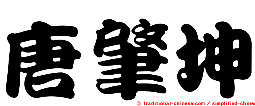 唐肇坤