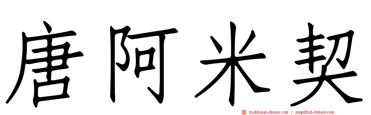 唐阿米契