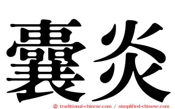 囊炎