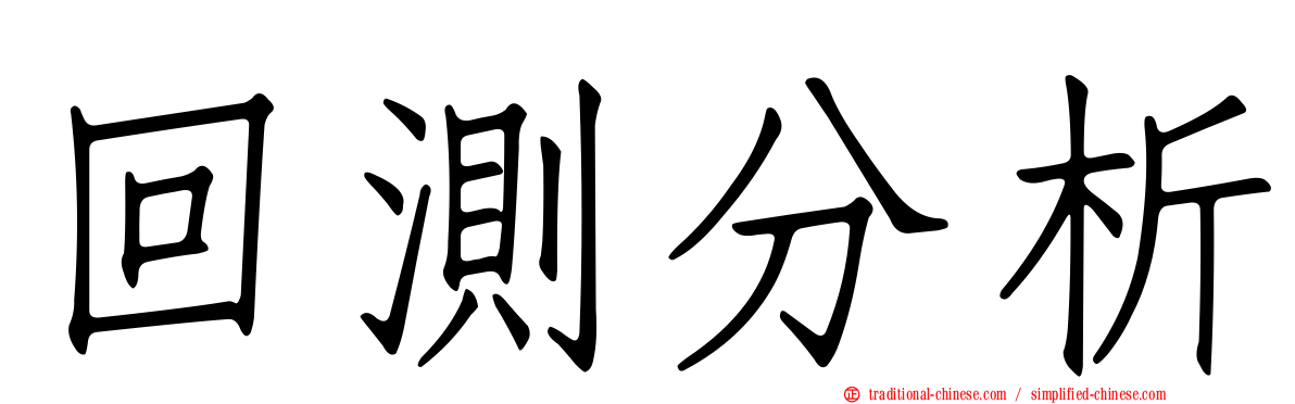 回測分析