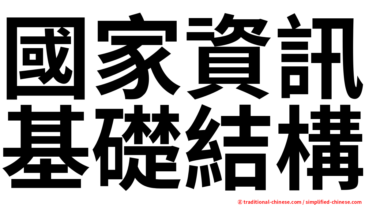 國家資訊基礎結構