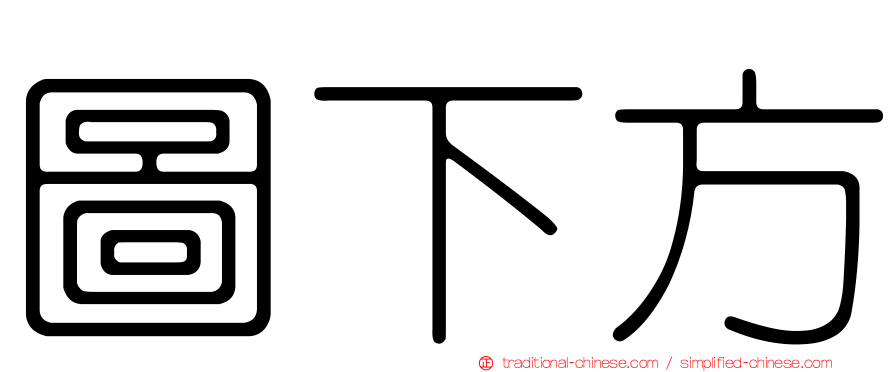 圖下方