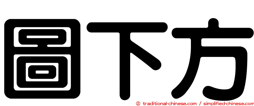 圖下方
