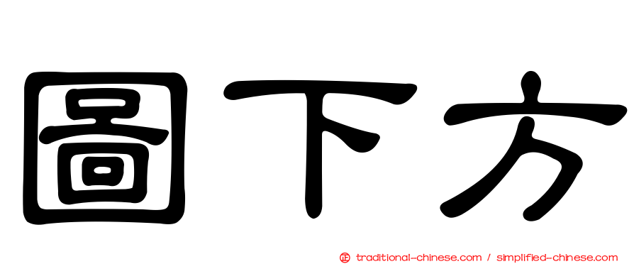 圖下方