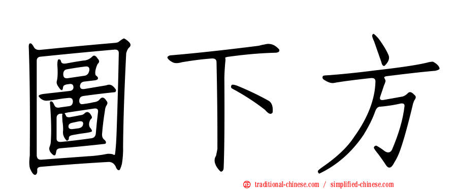 圖下方