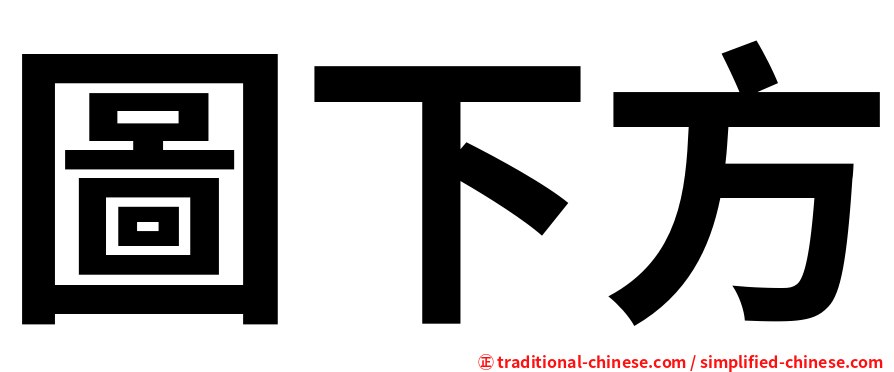圖下方