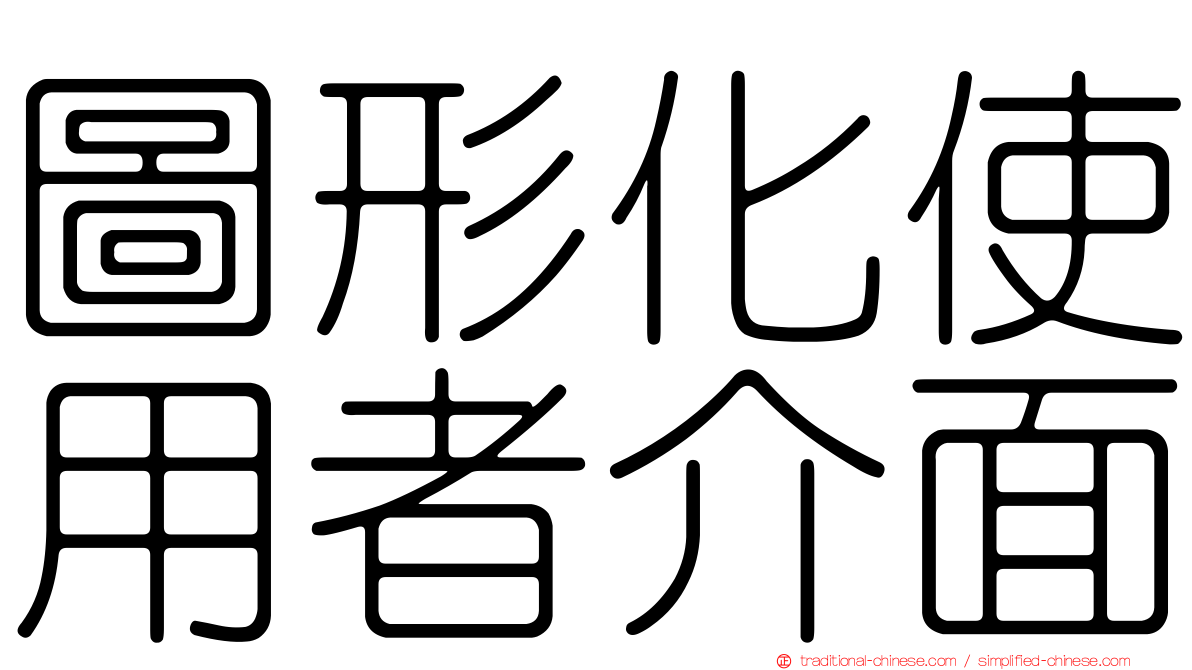 圖形化使用者介面