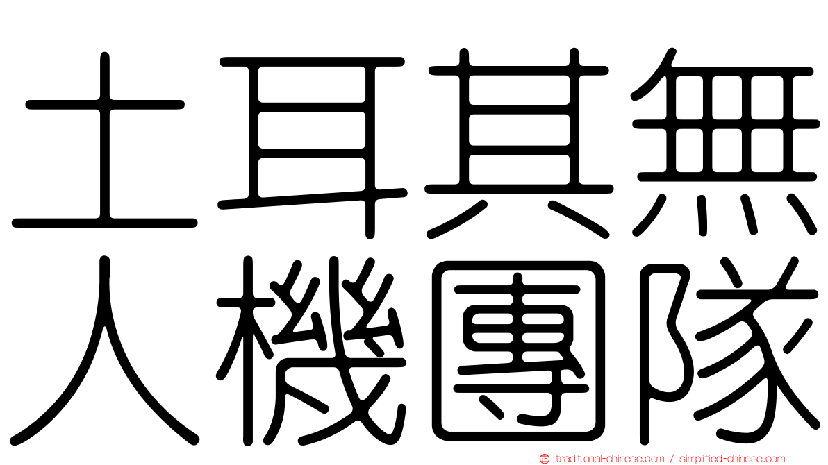 土耳其無人機團隊