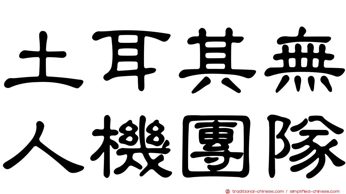 土耳其無人機團隊