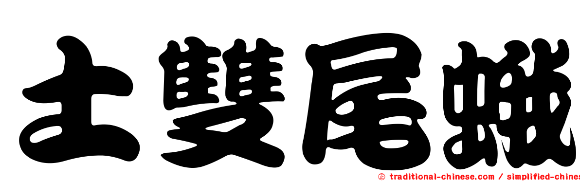 土雙尾蛾