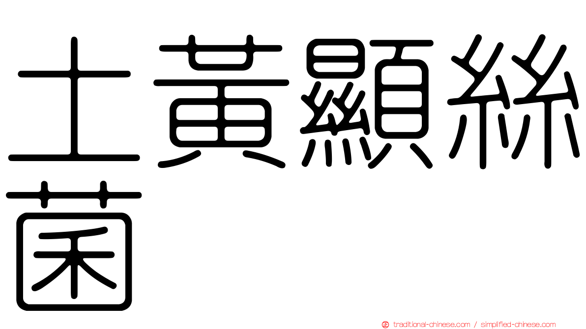 土黃顯絲菌