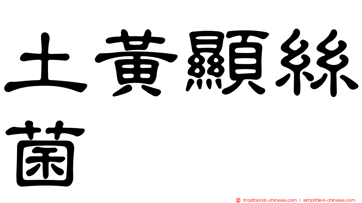 土黃顯絲菌