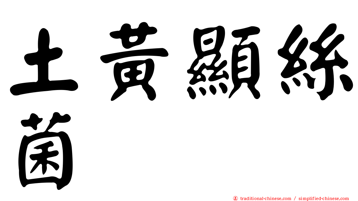 土黃顯絲菌