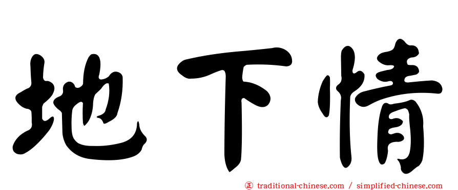 地下情