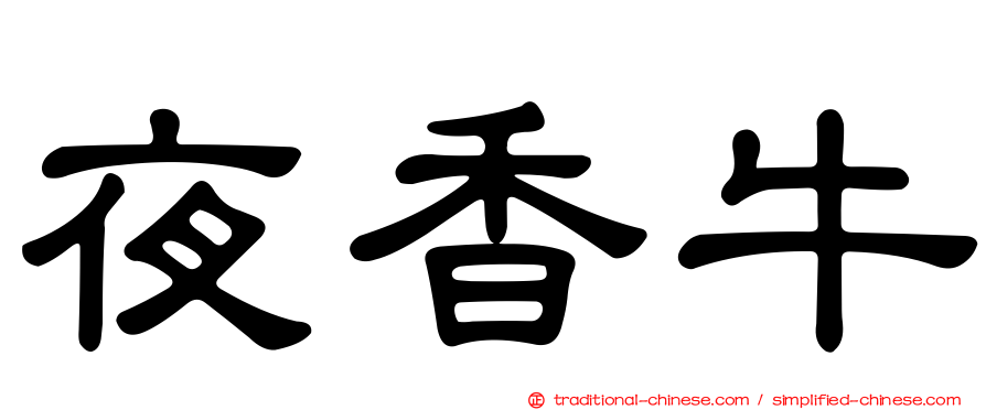 夜香牛
