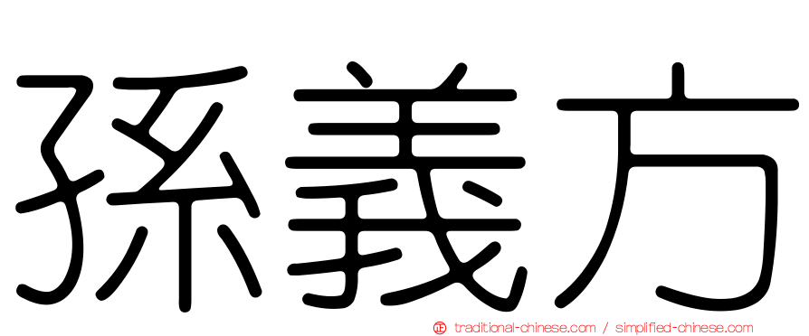 孫義方