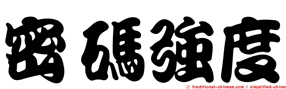 密碼強度