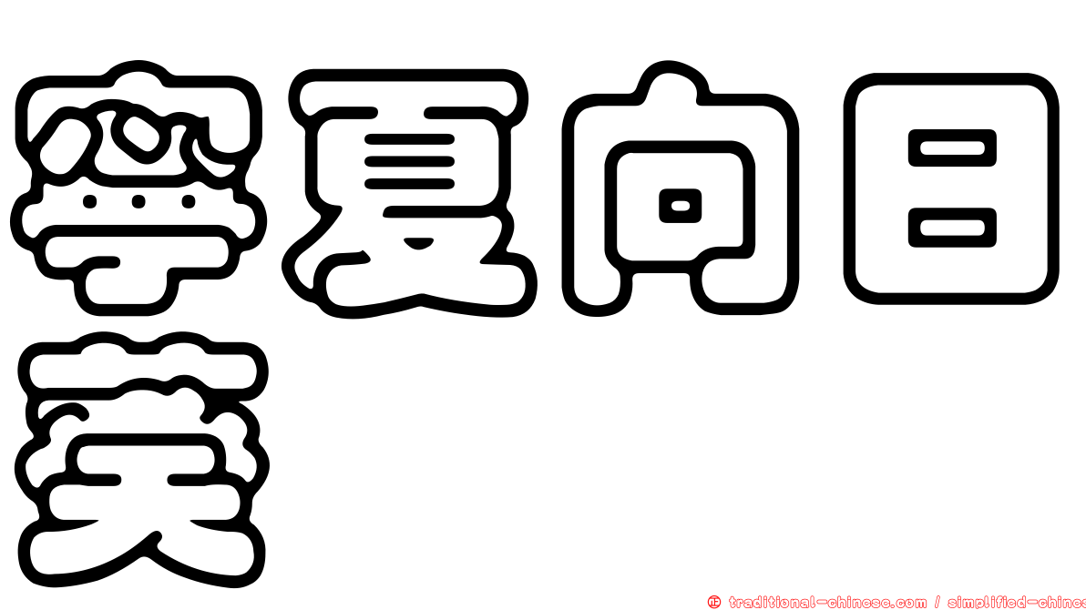 寧夏向日葵