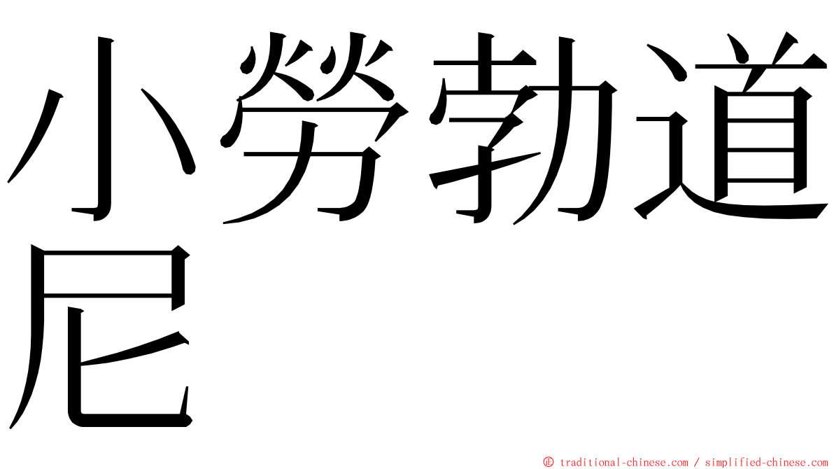 小勞勃道尼 ming font