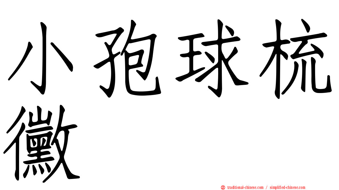 小孢球梳黴