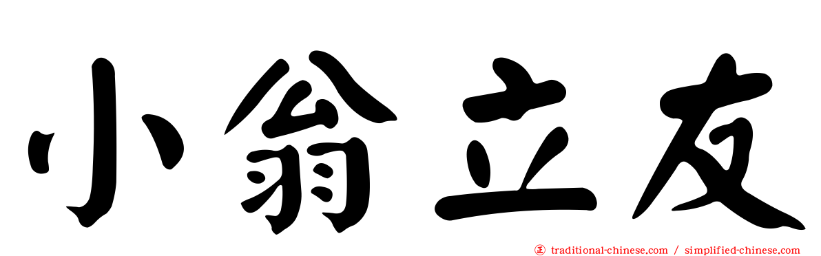 小翁立友