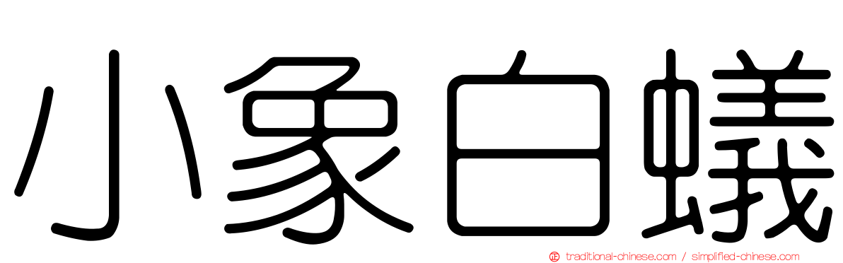 小象白蟻