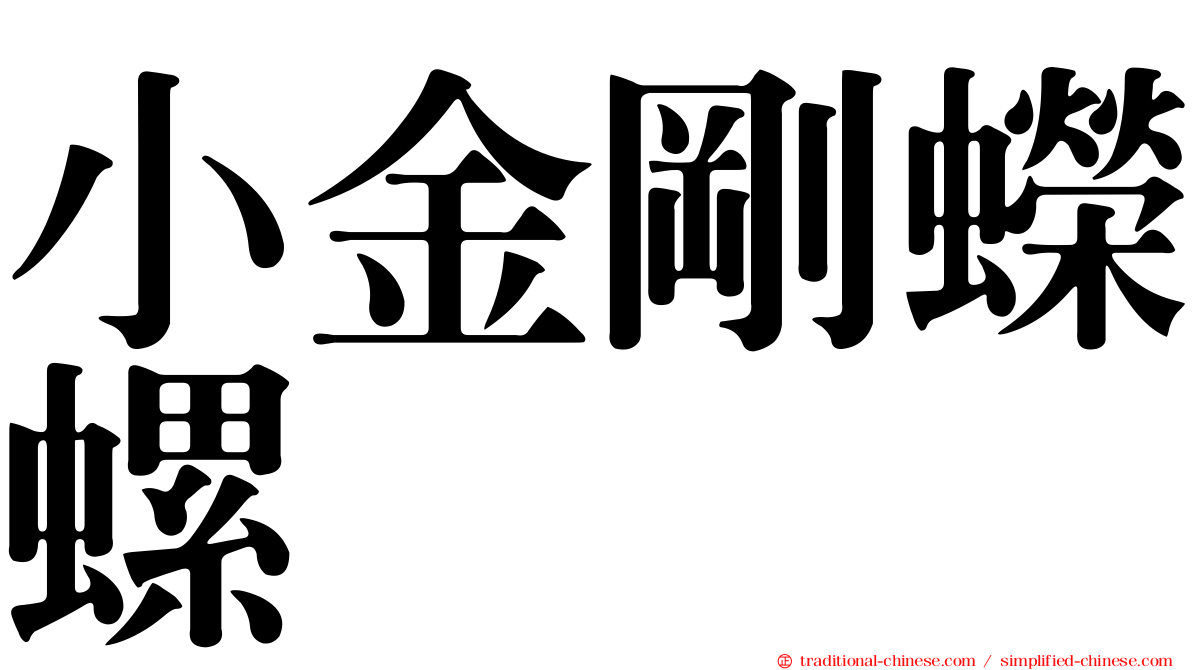 小金剛蠑螺