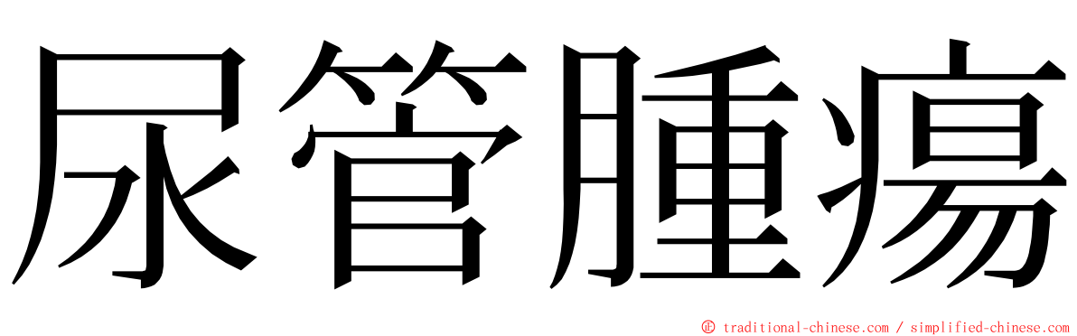 尿管腫瘍 ming font