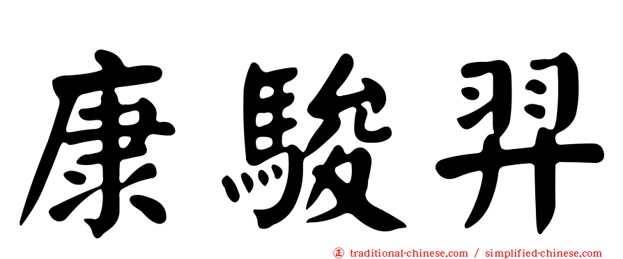 康駿羿