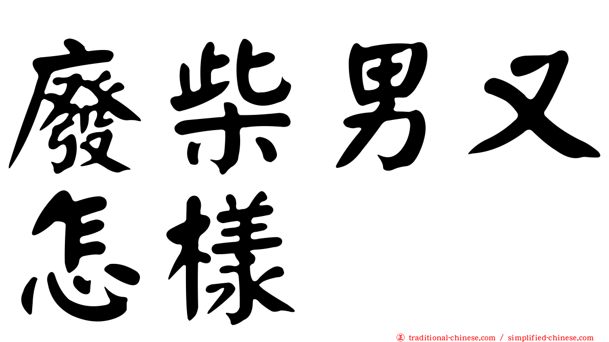 廢柴男又怎樣