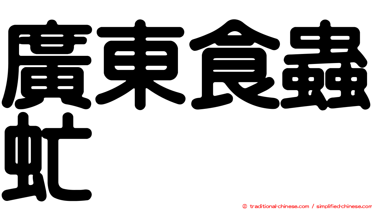 廣東食蟲虻