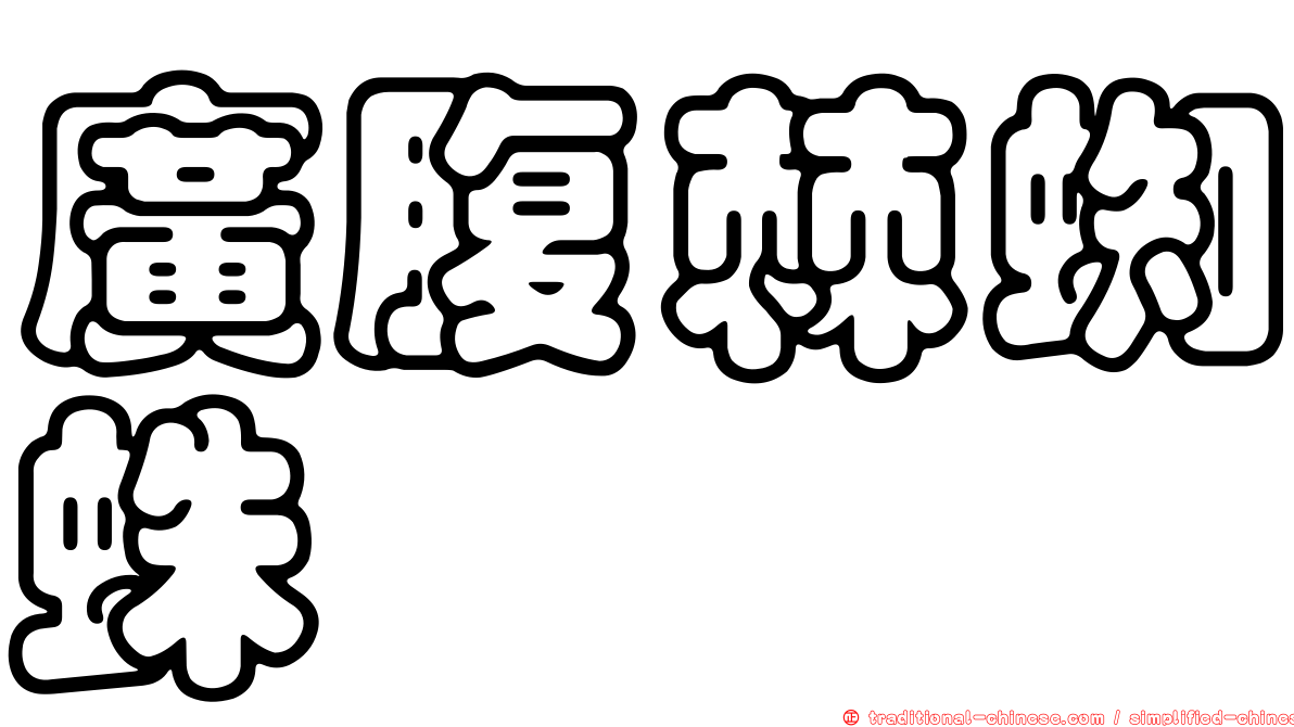 廣腹棘蜘蛛