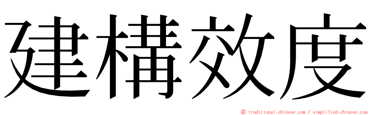 建構效度 ming font