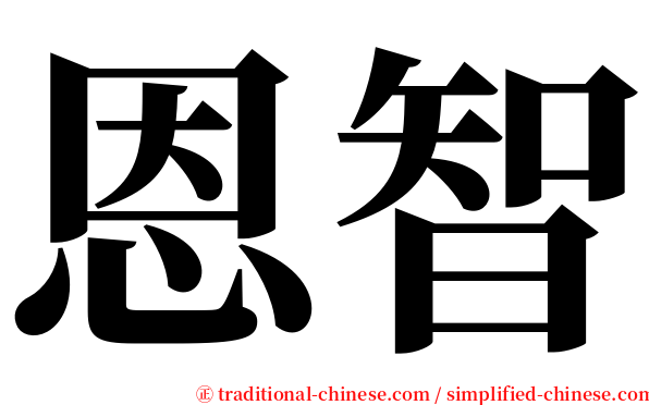 恩智 serif font