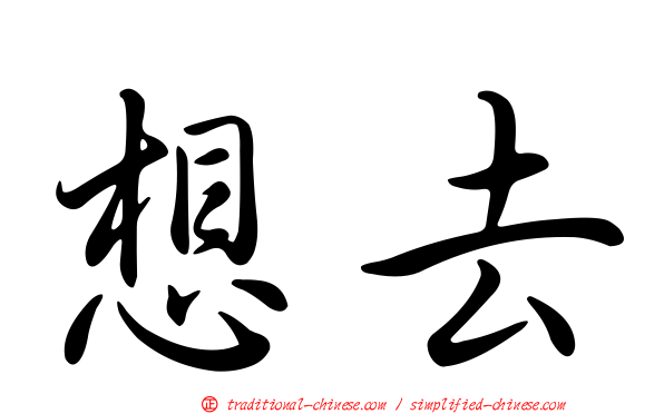 想去