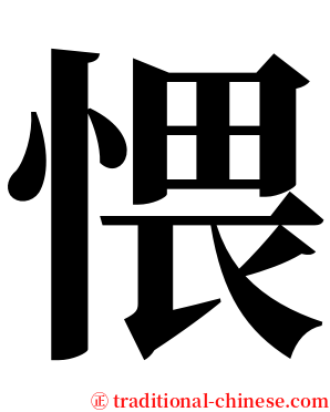 愄 serif font