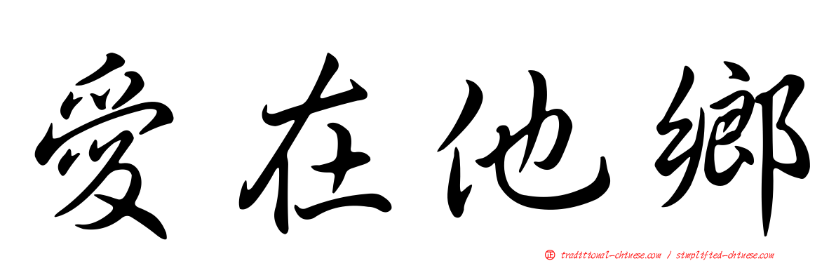 愛在他鄉