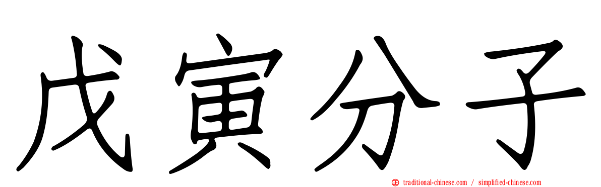 戊寅分子