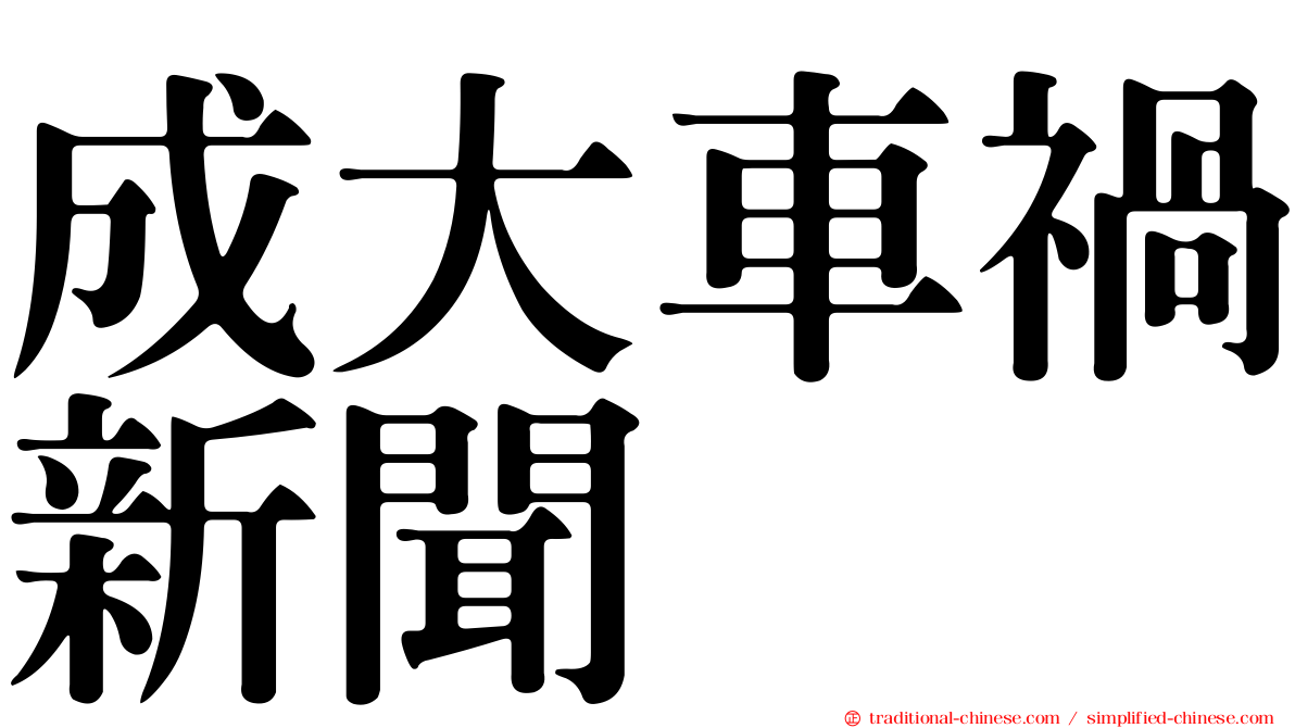 成大車禍新聞