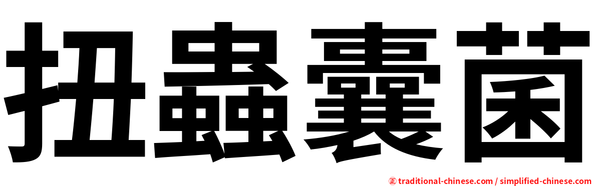 扭蟲囊菌