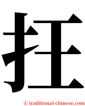 抂 serif font