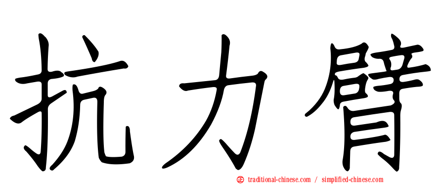 抗力臂
