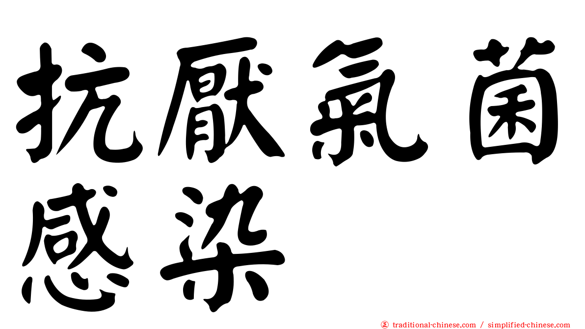 抗厭氣菌感染